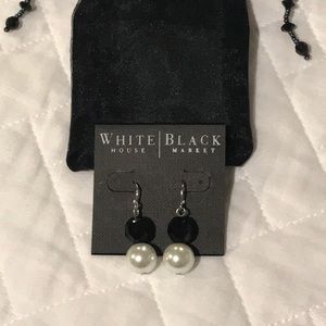 White House/Black Market silver earrings